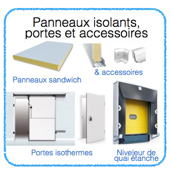 Panneaux isolants, portes et accessoires